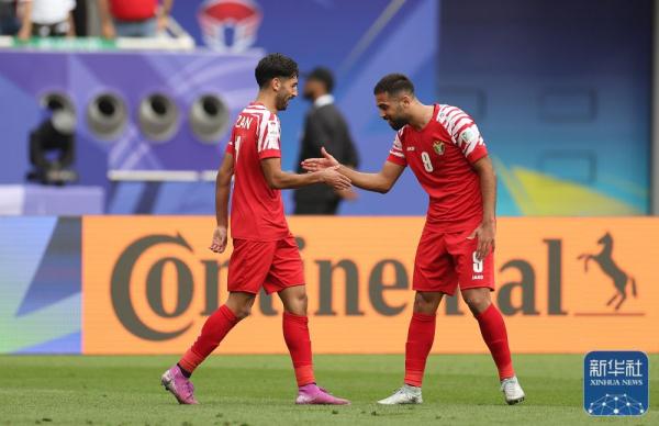 亚洲杯|约旦队晋级八强 亚洲杯|约旦队晋级八强