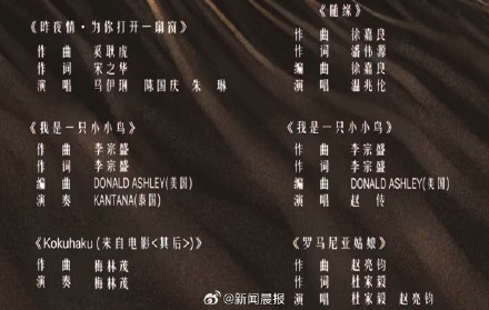 《繁花》出品方回应“赵传质疑未授权使用小小鸟”