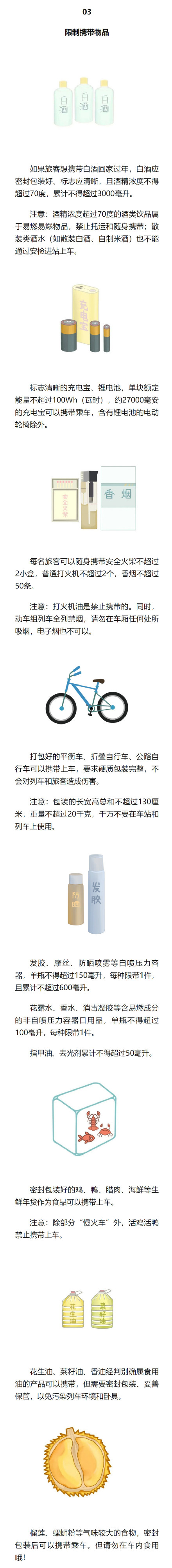 春运回家必看！过节回家这些物品不能带上火车