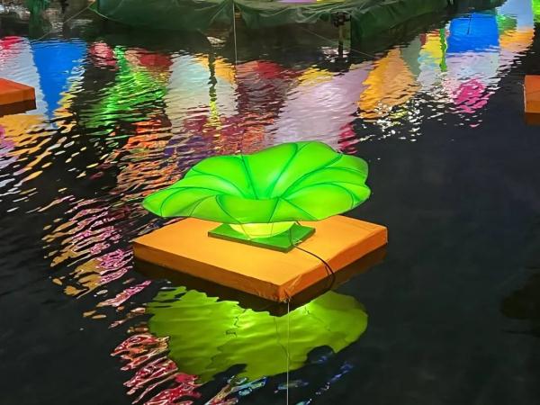 抢先看！趵突泉龙年迎春花灯安装完成，大年初一正式迎宾