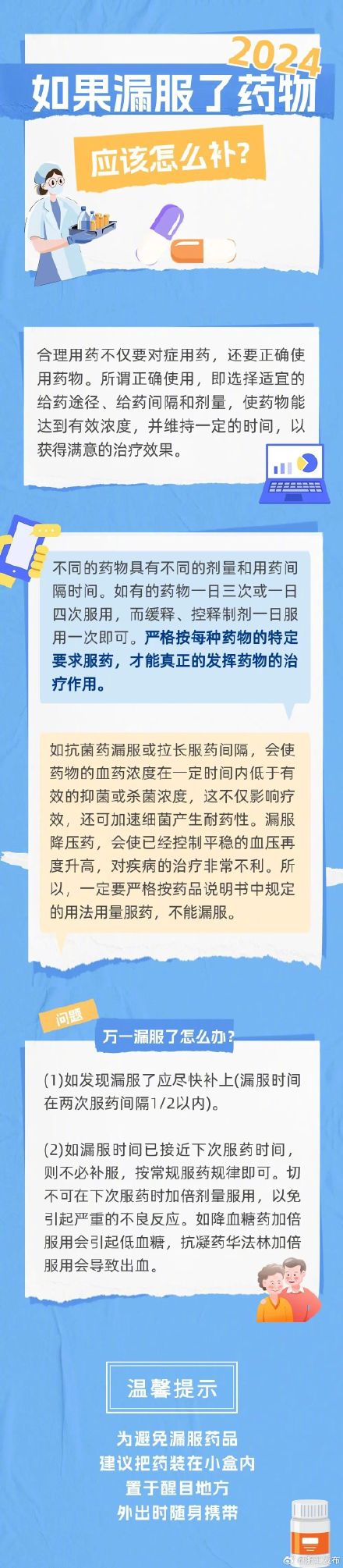 没有按时服药别着急！正确办法→