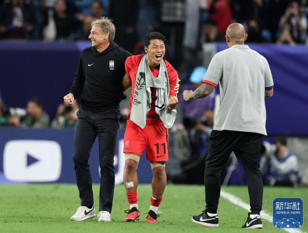 亚洲杯｜韩国队晋级四强