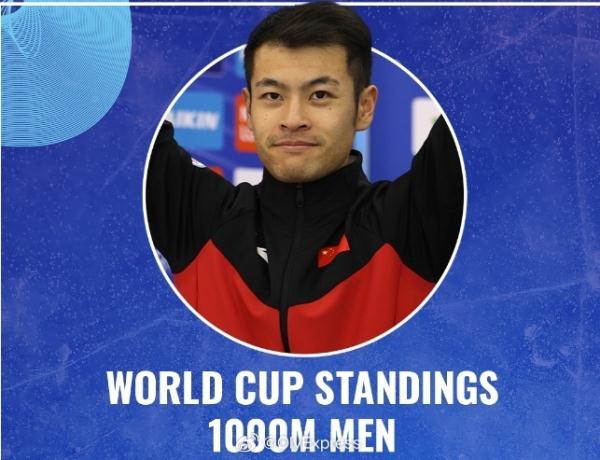 宁忠岩获速滑世界杯1000米年度总冠军 宁忠岩获速滑世界杯1000米年度总冠军