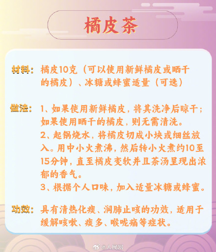 6个缓解咳嗽的中药茶饮配方
