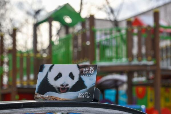 莫斯科地铁发行旅俄大熊猫幼崽主题交通卡