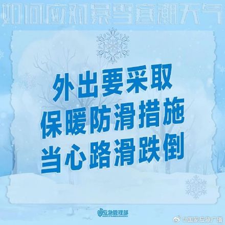 收到暴雪预警后，你该怎么做？