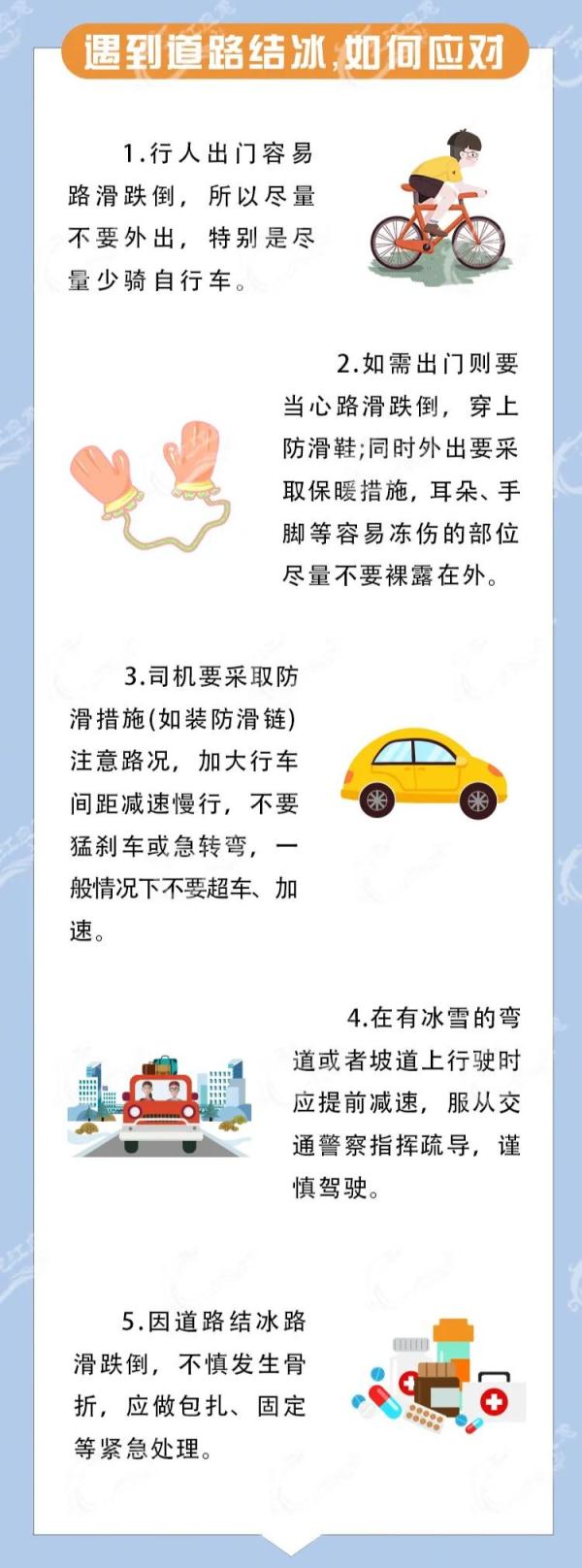 道路结冰橙色预警！长沙交警提醒：非必要不驾车出行！