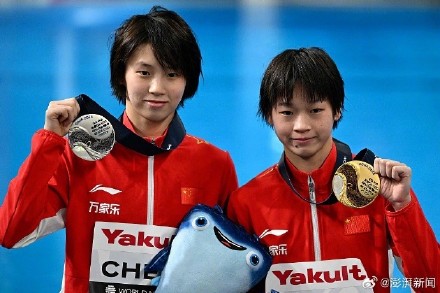 全红婵世锦赛女子10米台夺金 全红婵世锦赛女子10米台夺金