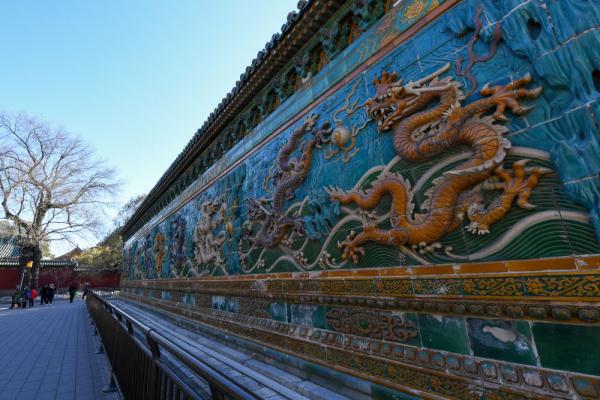 北京中轴线上观中国龙