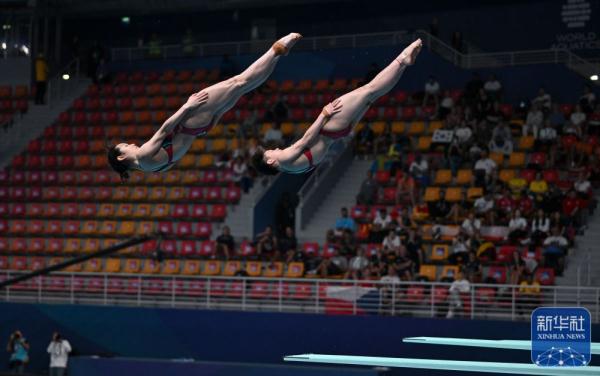 游泳世锦赛 | 跳水女子双人三米板决赛:陈艺文/昌雅妮夺得冠军 游泳世锦赛 | 跳水女子双人三米板决赛:陈艺文/昌雅妮夺得冠军