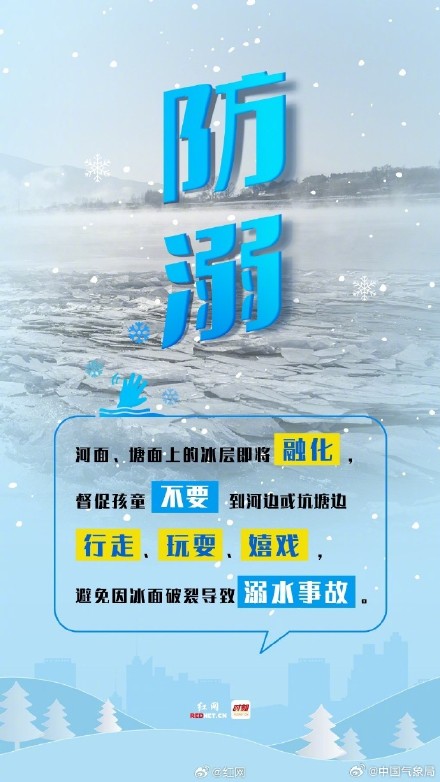 提醒！冰雪消融，5张海报伴你安全出行