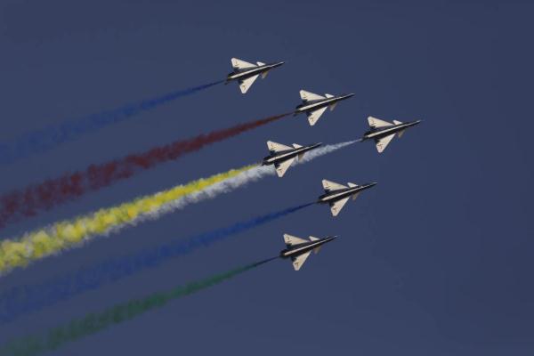 空军八一飞行表演队，圆满完成表演任务！