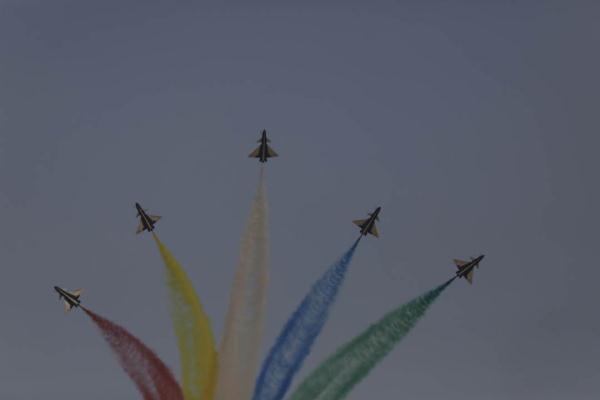 空军八一飞行表演队，圆满完成表演任务！