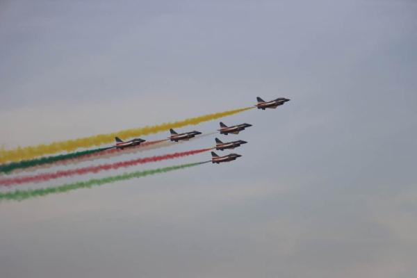 空军八一飞行表演队，圆满完成表演任务！