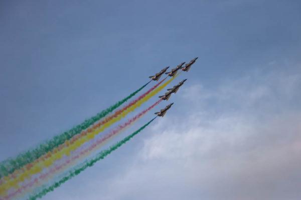 空军八一飞行表演队，圆满完成表演任务！