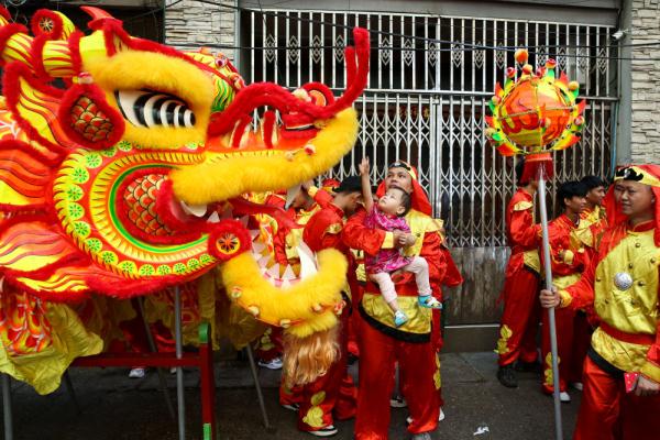 缅甸仰光：庆祝春节