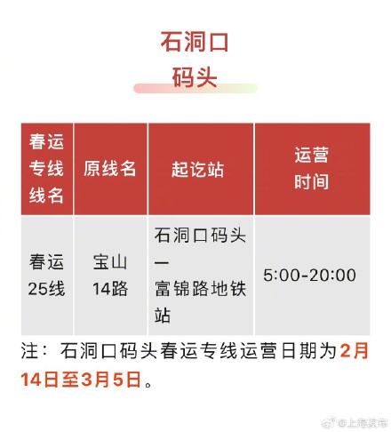 2月14日起上海公交开通这些专线，应对春运返程高峰！
