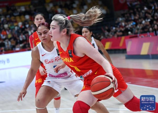 篮球｜2024国际篮联奥运女篮资格赛：中国队胜波多黎各队