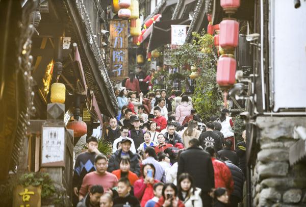 锦绣中国年丨千年古镇人气十足 锦绣中国年丨千年古镇人气十足