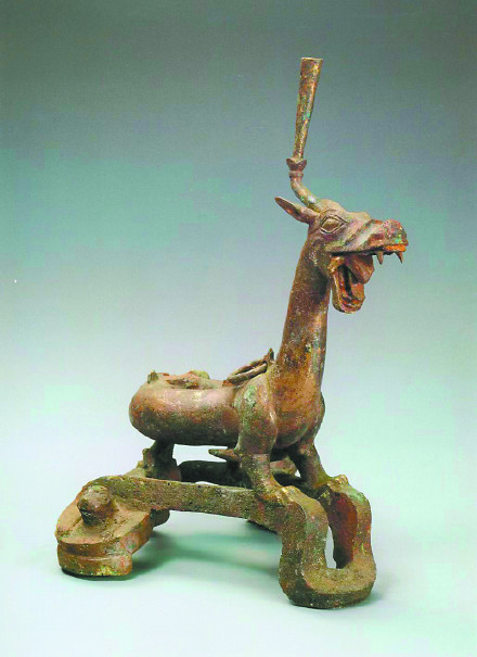 博物馆的中国龙太有趣了