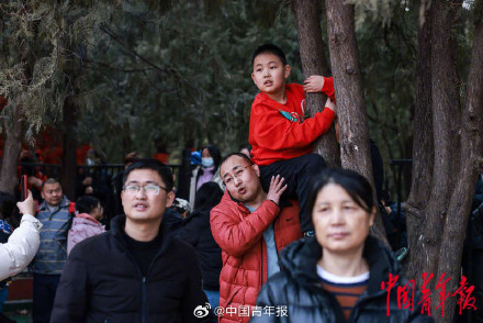 在北京过年：地坛庙会首日人山人海