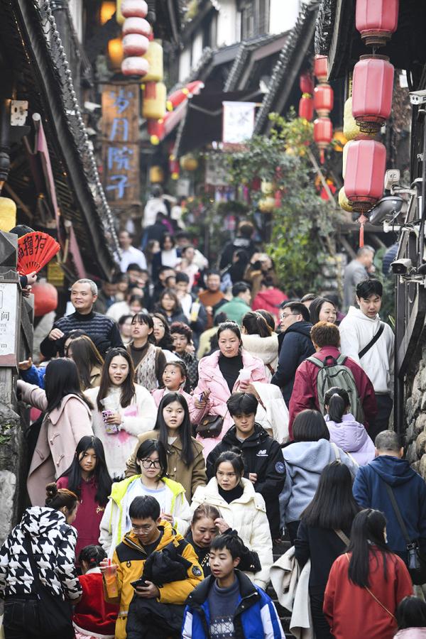 锦绣中国年丨千年古镇人气十足 锦绣中国年丨千年古镇人气十足