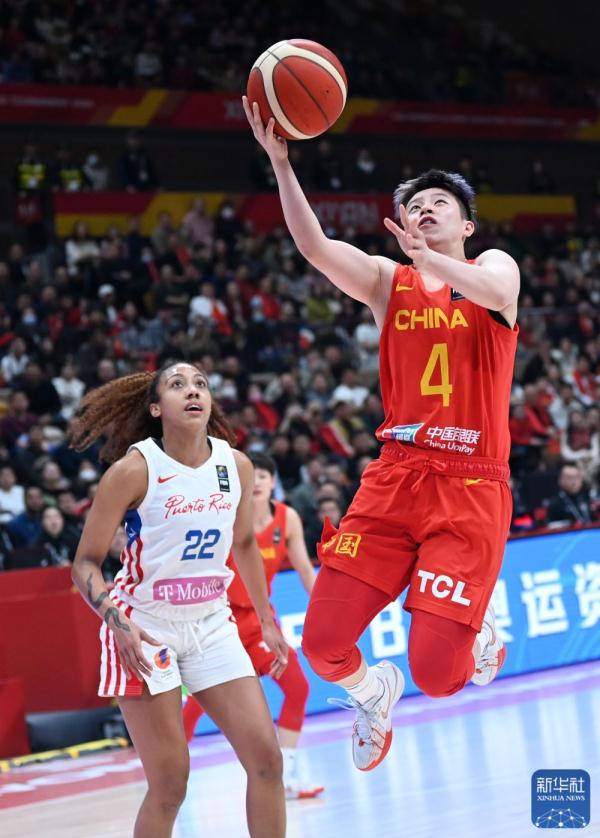 篮球｜2024国际篮联奥运女篮资格赛：中国队胜波多黎各队