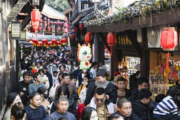 锦绣中国年丨千年古镇人气十足 锦绣中国年丨千年古镇人气十足