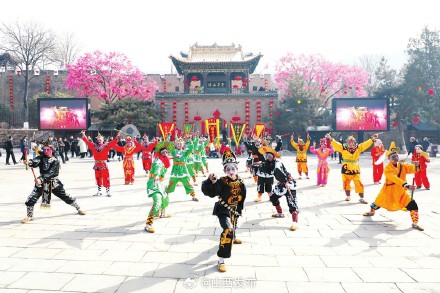 国家级非遗广东潮汕英歌舞在皇城相府精彩上演 国家级非遗广东潮汕英歌舞在皇城相府精彩上演