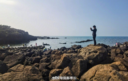 春节到儋州龙门激浪去赶海