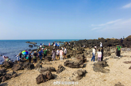春节到儋州龙门激浪去赶海