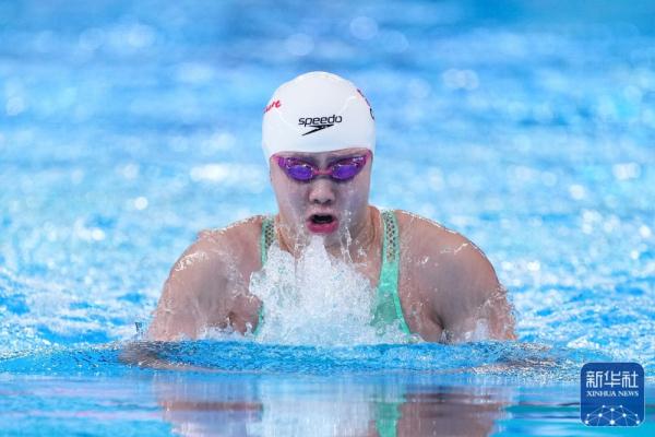 游泳世锦赛丨唐钱婷获女子100米蛙泳冠军
