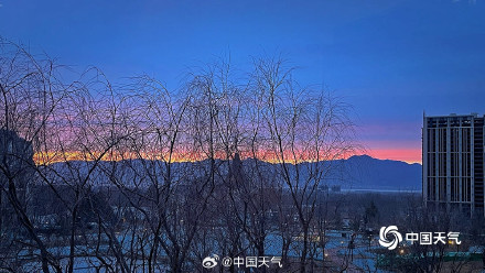 浪漫唯美!北京天空现玫瑰红色晚霞 浪漫唯美!北京天空现玫瑰红色晚霞