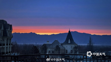 浪漫唯美!北京天空现玫瑰红色晚霞 浪漫唯美!北京天空现玫瑰红色晚霞