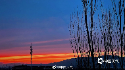 浪漫唯美!北京天空现玫瑰红色晚霞 浪漫唯美!北京天空现玫瑰红色晚霞