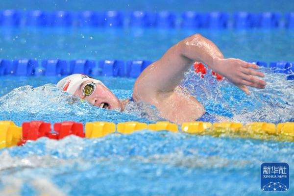 游泳世锦赛丨李冰洁获女子1500米自由泳亚军