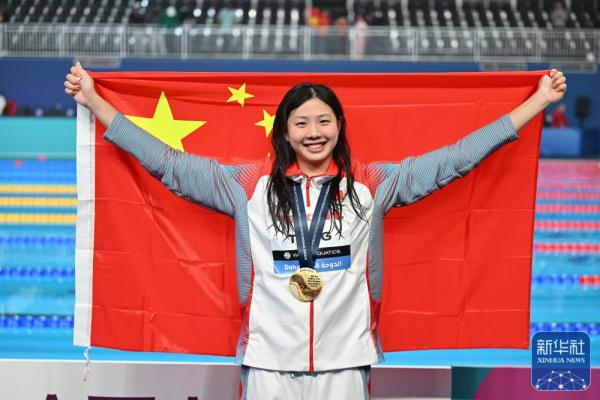 游泳世锦赛丨唐钱婷获女子100米蛙泳冠军