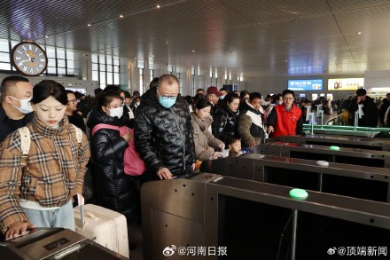 你买到返程的火车票了吗 国铁郑州局今日客流70万人次，加开35列临客