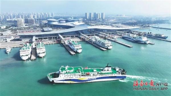 春运以来，琼州海峡客滚运输发送旅客244.2万人次