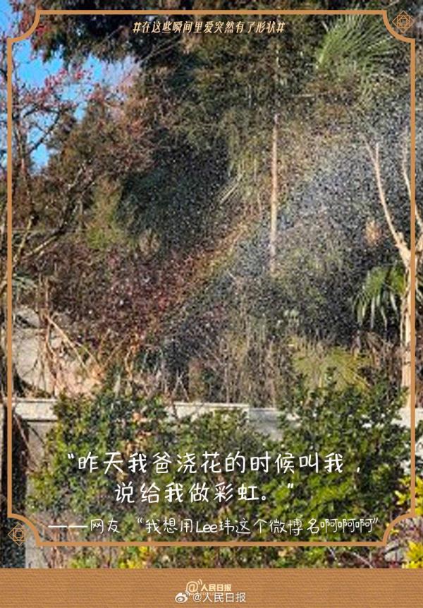 在很多瞬间里,爱被具象化了 在很多瞬间里,爱被具象化了