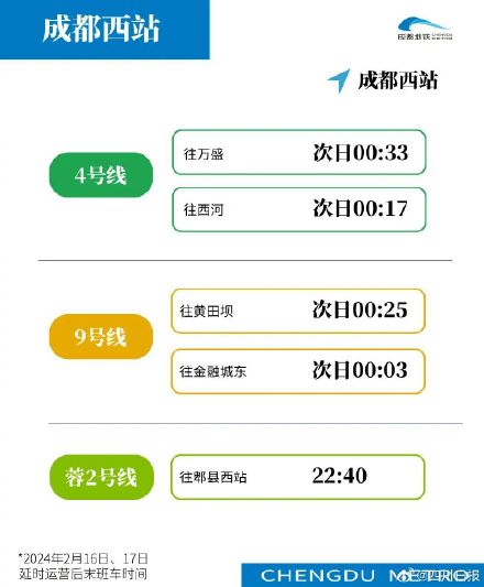 成都地铁初七初八延时运营 成都地铁初七初八延时运营