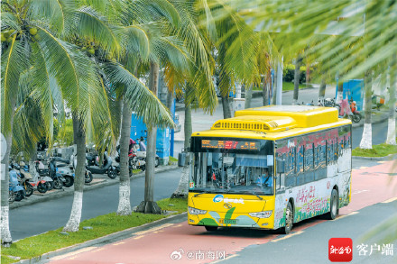 受港口车辆拥堵影响海口8条公交线路临时改道绕行