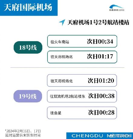成都地铁初七初八延时运营 成都地铁初七初八延时运营