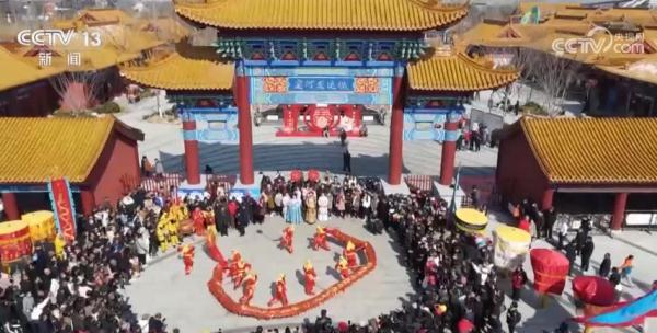 各地庙会、灯展轮番上演 中国传统非遗文化让年味儿更浓