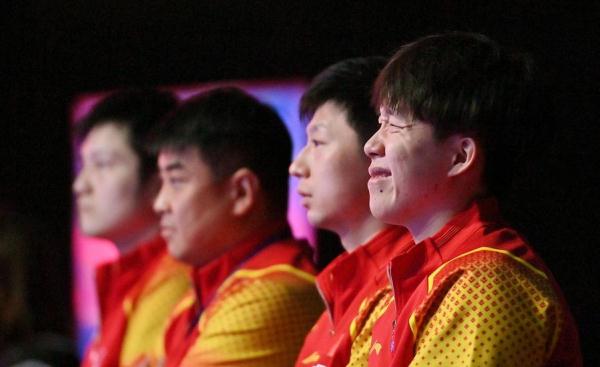 世界乒乓球团体锦标赛男子团体小组赛：中国胜匈牙利