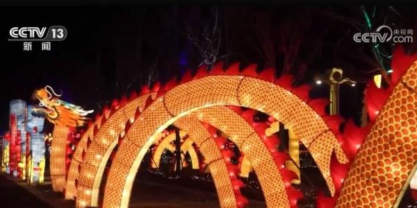 各地庙会、灯展轮番上演 中国传统非遗文化让年味儿更浓