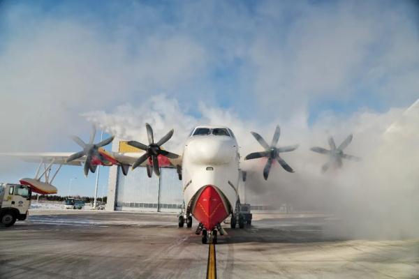 AG600M完成高寒试飞任务