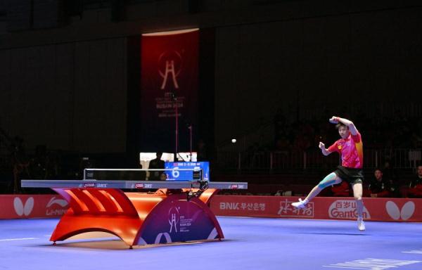 世界乒乓球团体锦标赛男子团体小组赛：中国胜匈牙利