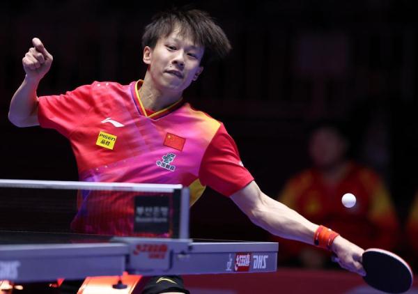 世界乒乓球团体锦标赛男子团体小组赛：中国胜匈牙利