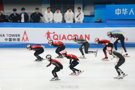 短道速滑男子5000米接力赛吉林队夺冠